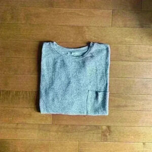 Zara  | Lightweight short sleeve grey sweater shirt size med